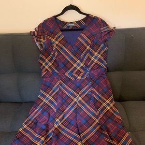 ModCloth plaid dress